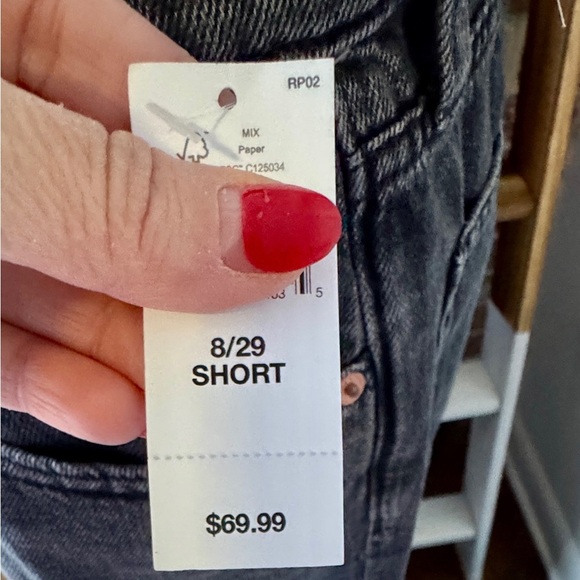 GAP-High Rise Wide Leg-Short-Size 8/29-NWT - Picture 3 of 5